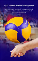 PU Volleyball, Outdoor No.5 Training Hard Indoor Volleyball Large Event Volleyball Upgrade Outdoor Beach Air Volleyball
