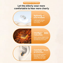 Hearing Aids Mini Sound Amplifier Rechargeable Bluetooth Earphone Wireless In-Ear Earbuds for The Elderly Audifonos Noise Cancel